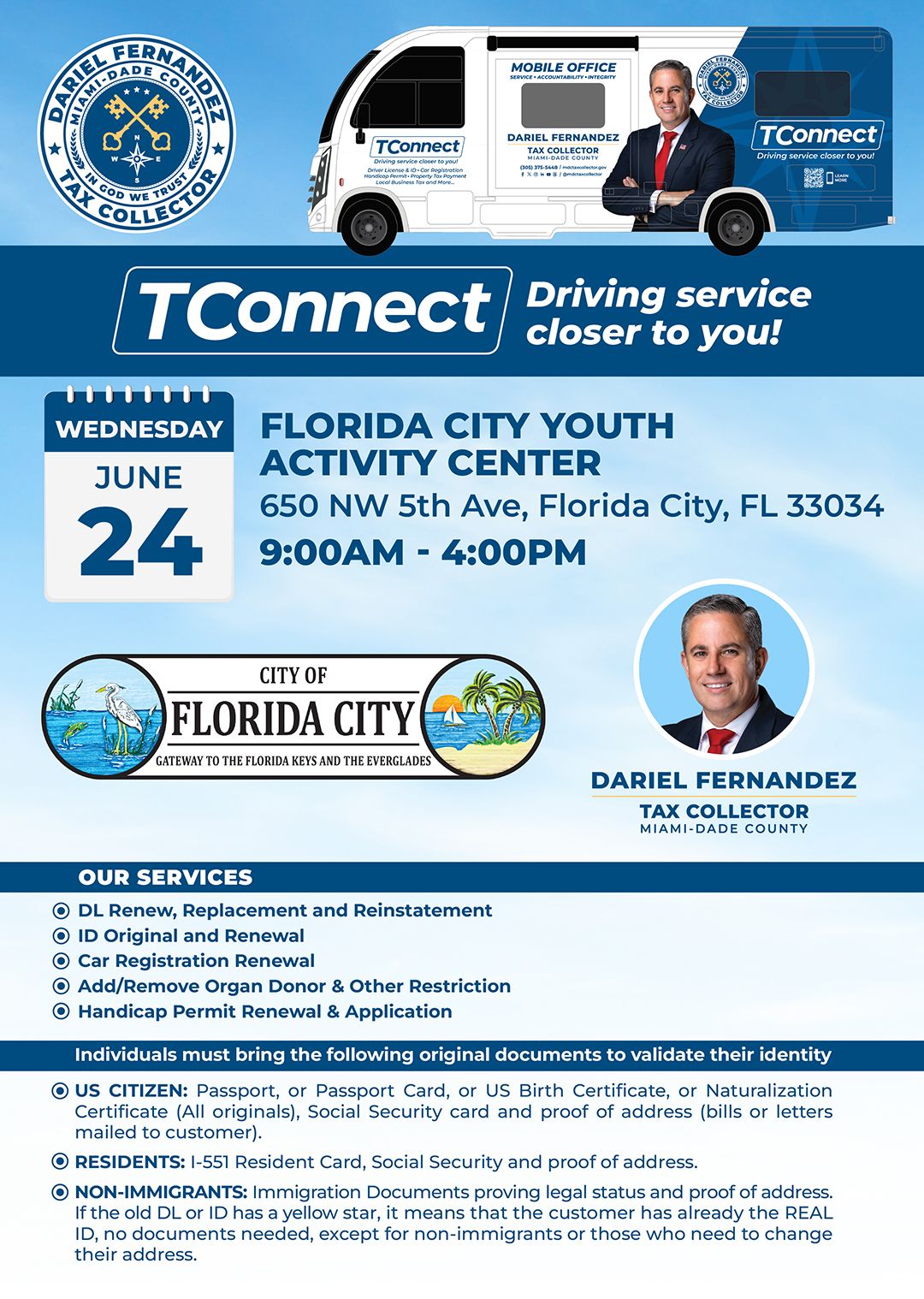 TConnect Mobile Office – Florida City Youth Activity Center